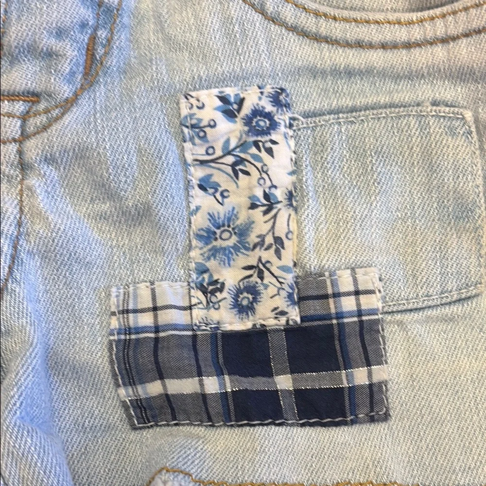 Justice Blue Distressed‎ Denim Shorts
